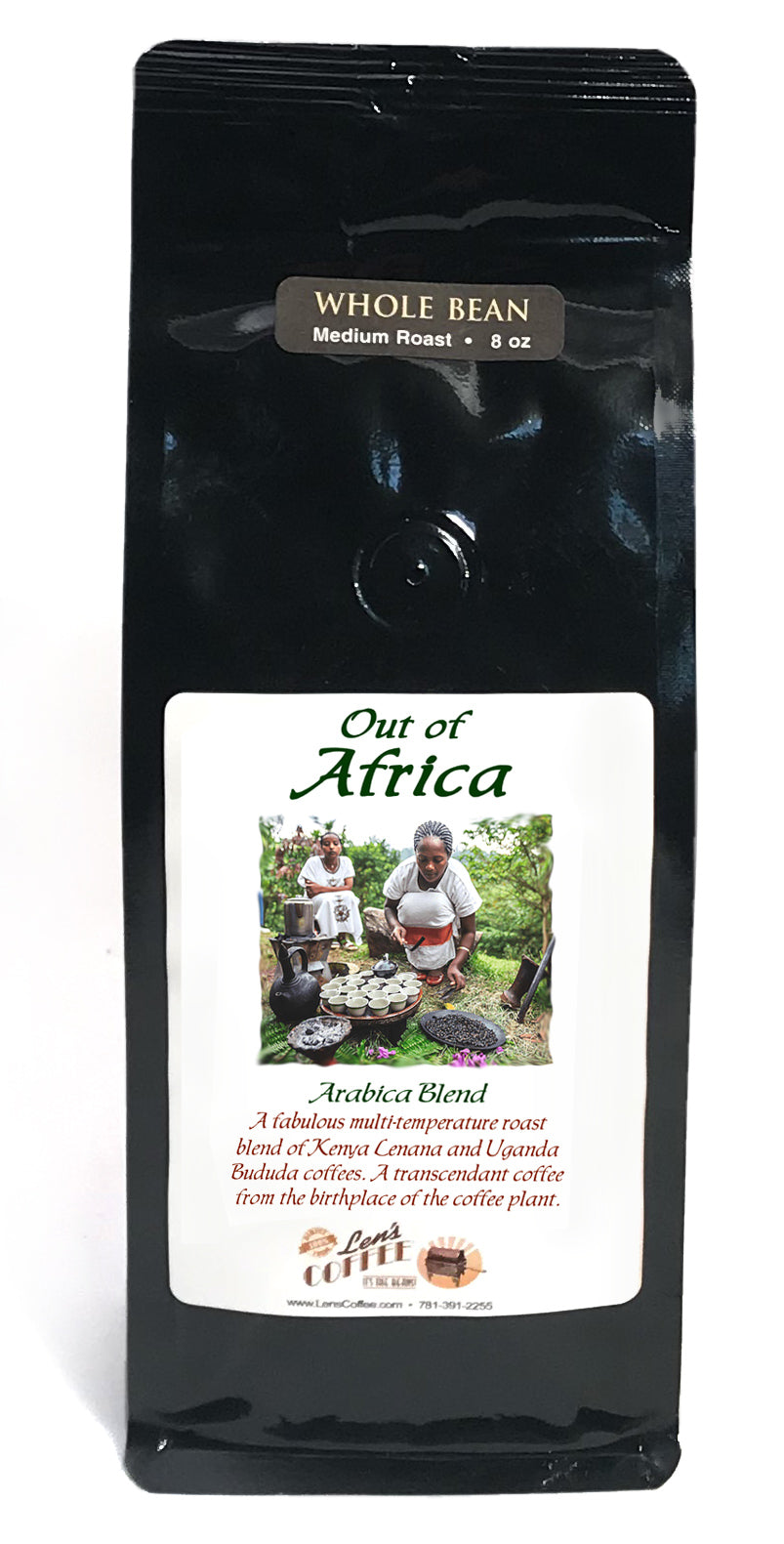 Out of Africa, Blended Arabicas - Uganda, Ethiopia, Tanzania
